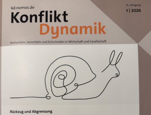 Beiträge: KonfliktDynamik 1/2026 – Rückzug und Abgrenzung